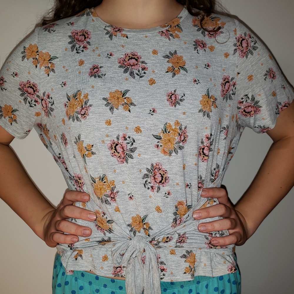Flowered blouse
